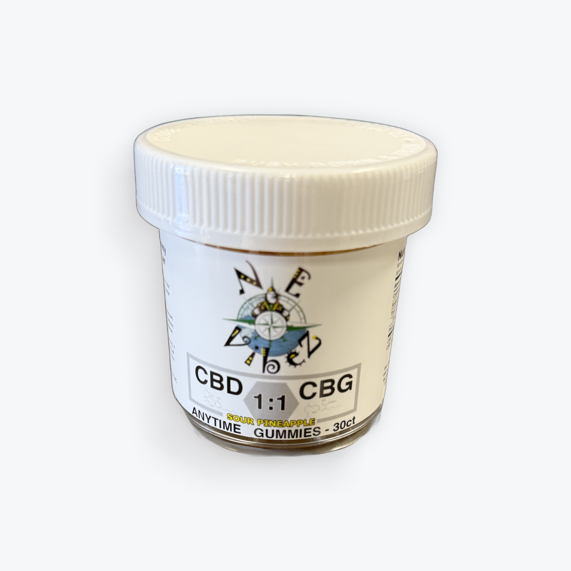 N.E. Vibez - Anytime Gummies 1:1 20mg CBG + 20mg CBD