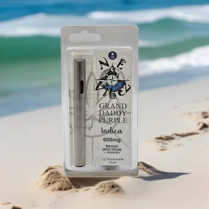 N.E. Vibez - 1 Gram Broad Spectrum Disposable Vape - Grand Daddy Purple
