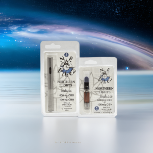 N.E. Vibez - 1 Gram CBD + CBN Broad Spectrum Sleep Vapes - Northern Lights